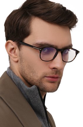Мужские оправа TOM FORD темно-коричневого цвета по цене 19950 руб., арт. TF5680-B 052 49 | Фото 2 Мужские оправа TOM FORD темно-коричневого цвета, арт. TF5680-B 052 49 | Фото 2