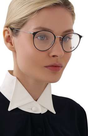 Женские оправа RAY-BAN черного цвета по цене 9600 руб., арт. 6378-2861 | Фото 2 Женские оправа RAY-BAN черного цвета, арт. 6378-2861 | Фото 2