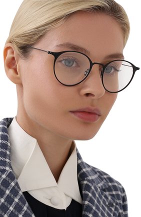 Женские оправа RAY-BAN черного цвета по цене 9600 руб., арт. 6378-2904 | Фото 2 Женские оправа RAY-BAN черного цвета, арт. 6378-2904 | Фото 2