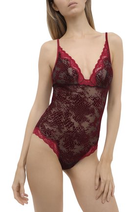 Женское боди ANDRES SARDA бордового цвета по цене 20590 руб., арт. 3309540 | Фото 2 Женское боди ANDRES SARDA бордового цвета, арт. 3309540 | Фото 2