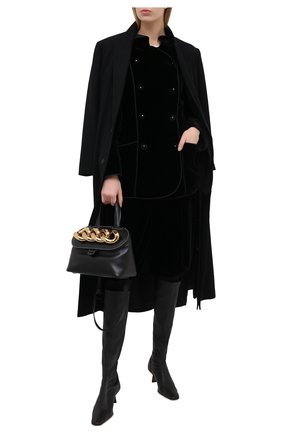 Женские брюки из вискозы и шелка GIORGIO ARMANI черного цвета по цене 159500 руб., арт. 0WHPP0FR/T01FD | Фото 2 Женские брюки из вискозы и шелка GIORGIO ARMANI черного цвета, арт. 0WHPP0FR/T01FD | Фото 2