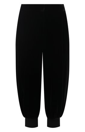 Женские брюки из вискозы и шелка GIORGIO ARMANI черного цвета по цене 179000 руб., арт. 0WHPP0FR/T01FD | Фото 1