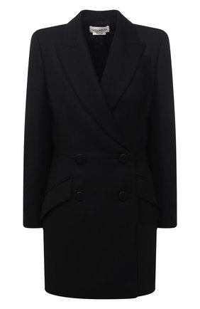 Женское шерстяное пальто ALEXANDER MCQUEEN черного цвета по цене 251500 руб., арт. 636363/QJAAN | Фото 1 Женское шерстяное пальто ALEXANDER MCQUEEN черного цвета, арт. 636363/QJAAN | Фото 1