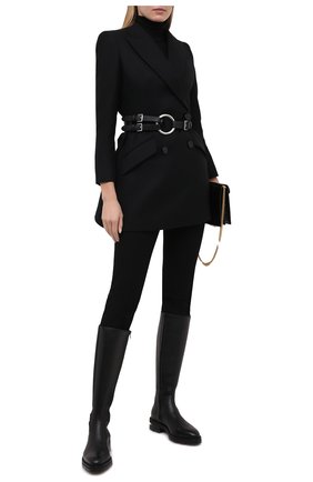 Женское шерстяное пальто ALEXANDER MCQUEEN черного цвета по цене 251500 руб., арт. 636363/QJAAN | Фото 2 Женское шерстяное пальто ALEXANDER MCQUEEN черного цвета, арт. 636363/QJAAN | Фото 2