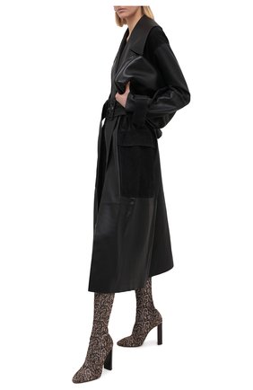 Женские текстильные ботфорты SAINT LAURENT разноцветного цвета по цене 146500 руб., арт. 632489/10G00 | Фото 2 Женские текстильные ботфорты SAINT LAURENT разноцветного цвета, арт. 632489/10G00 | Фото 2