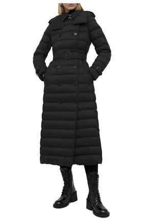 Женский пуховик BURBERRY черного цвета по цене 105000 руб., арт. 8033454 | Фото 2 Женский пуховик BURBERRY черного цвета, арт. 8033454 | Фото 2