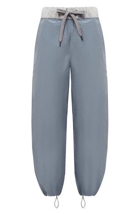 Женские джоггеры BRUNELLO CUCINELLI голубого цвета по цене 99200 руб., арт. MF527SP989 | Фото 1 Женские джоггеры BRUNELLO CUCINELLI голубого цвета, арт. MF527SP989 | Фото 1