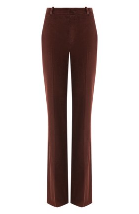 Женские хлопковые брюки LORO PIANA бордового цвета по цене 104000 руб., арт. FAL4100 | Фото 1 Женские хлопковые брюки LORO PIANA бордового цвета, арт. FAL4100 | Фото 1