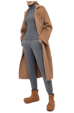 Женские кашемировые джоггеры LORO PIANA серого цвета по цене 224500 руб., арт. FAL2031 | Фото 2 Женские кашемировые джоггеры LORO PIANA серого цвета, арт. FAL2031 | Фото 2 (Женское Кросс-КТ: Джоггеры - брюки; Материал внешний: Шерсть; Длина (брюки, джинсы): Стандартные; Стили: Спорт-шик)