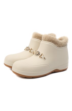 Женские ботинки GUCCI белого цвета по цене 59950 руб., арт. 627890/JCC00 | Фото 1 Женские ботинки GUCCI белого цвета, арт. 627890/JCC00 | Фото 1