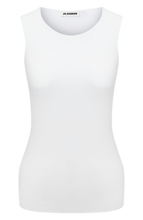 Женская топ JIL SANDER белого цвета по цене 19850 руб., арт. JSWQ705036-WQ477108 | Фото 1 Женская топ JIL SANDER белого цвета, арт. JSWQ705036-WQ477108 | Фото 1