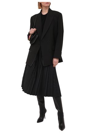 Женские кожаные сапоги DOLCE & GABBANA черного цвета по цене 119500 руб., арт. CU0643/AW695 | Фото 2 Женские кожаные сапоги DOLCE & GABBANA черного цвета, арт. CU0643/AW695 | Фото 2