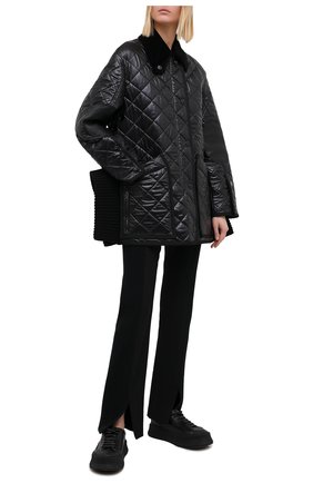 Женская куртка BURBERRY черного цвета по цене 236500 руб., арт. 4566007 | Фото 2 Женская куртка BURBERRY черного цвета, арт. 4566007 | Фото 2