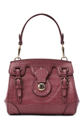 Женская сумка ricky 18 из кожи крокодила RALPH LAUREN розового цвета по цене 929500 руб., арт. 69H/I0G44/RMALL | Фото 1 Женская сумка ricky 18 из кожи крокодила RALPH LAUREN розового цвета, арт. 69H/I0G44/RMALL | Фото 1