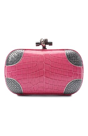 Женский клатч knot BOTTEGA VENETA розового цвета по цене 456000 руб., арт. 113085/VBIB2 | Фото 1 Женский клатч knot BOTTEGA VENETA розового цвета, арт. 113085/VBIB2 | Фото 1