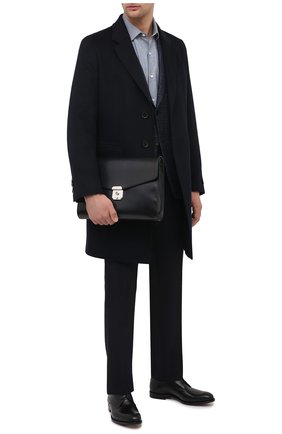 Мужская кожаная папка для документов SANTONI темно-синего цвета по цене 97550 руб., арт. UFBBA2003F0-AVVDU59 | Фото 2 Мужская кожаная папка для документов SANTONI темно-синего цвета, арт. UFBBA2003F0-AVVDU59 | Фото 2