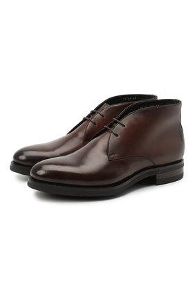 Мужские кожаные ботинки SANTONI коричневого цвета по цене 86100 руб., арт. MC0S11764UL3ASEBM48 | Фото 1 Мужские кожаные ботинки SANTONI коричневого цвета, арт. MC0S11764UL3ASEBM48 | Фото 1