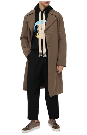 Мужской хлопковое худи LOEWE черного цвета по цене 61800 руб., арт. H897Y25X01 | Фото 2 Мужской хлопковое худи LOEWE черного цвета, арт. H897Y25X01 | Фото 2