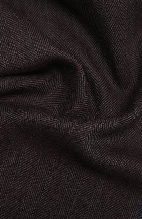 Мужской шерстяной шарф CORNELIANI темно-коричневого цвета по цене 18800 руб., арт. 86B373-0829024/00 | Фото 2 Мужской шерстяной шарф CORNELIANI темно-коричневого цвета, арт. 86B373-0829024/00 | Фото 2