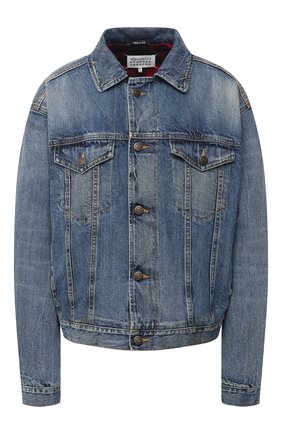 Женская джинсовая куртка MAISON MARGIELA синего цвета по цене 109500 руб., арт. S51AM0421/S30617 | Фото 1 Женская джинсовая куртка MAISON MARGIELA синего цвета, арт. S51AM0421/S30617 | Фото 1