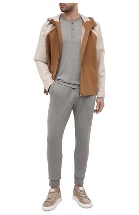 Мужская хлопковый лонгслив RALPH LAUREN серого цвета по цене 21450 руб., арт. 790799187 | Фото 2 Мужская хлопковый лонгслив RALPH LAUREN серого цвета, арт. 790799187 | Фото 2