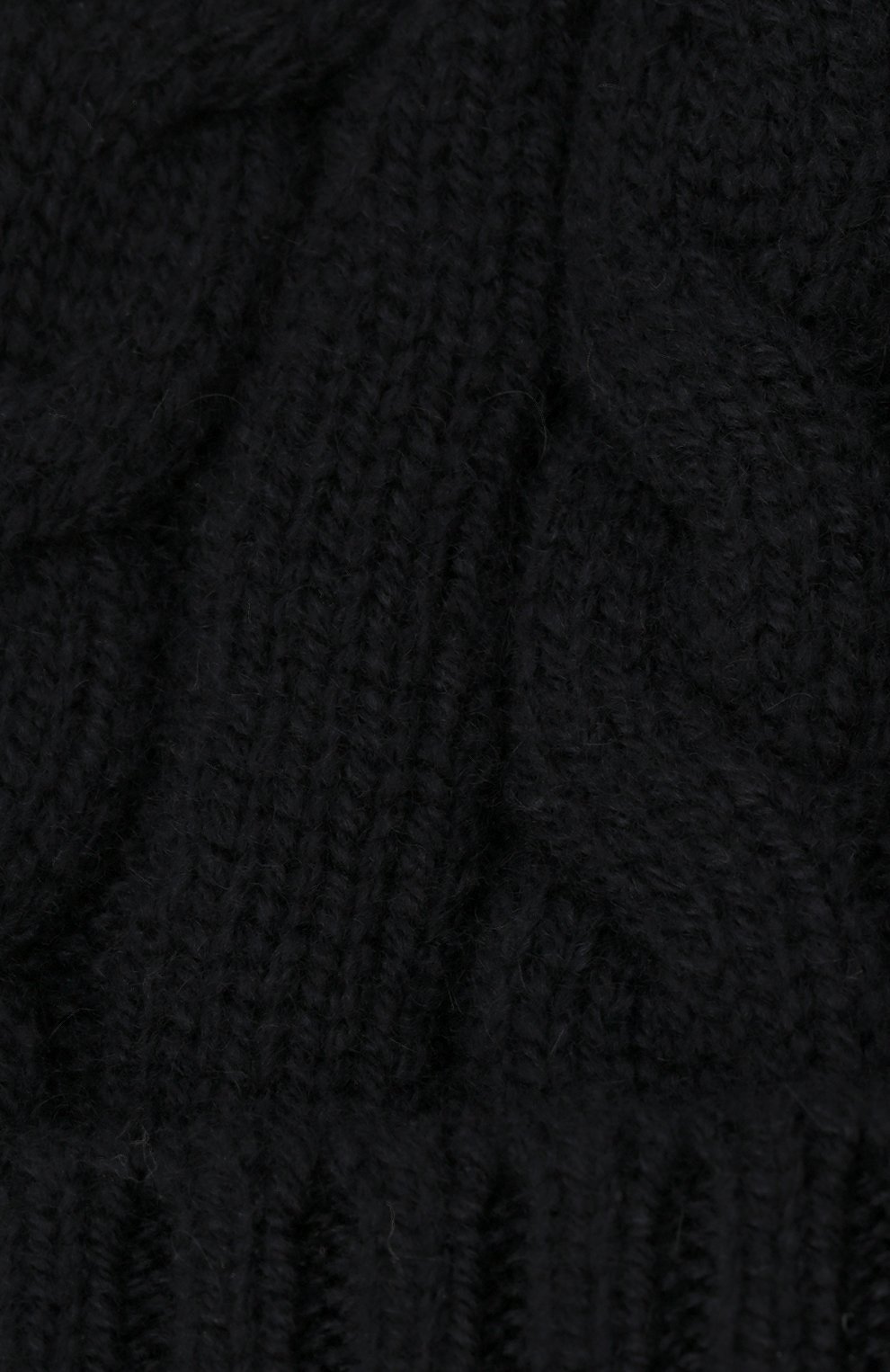 Детского кашемировая шапка LORO PIANA темно-синего цвета, арт. FAL4528 | Фото 3 (Материал: Текстиль, Кашемир, Шерсть; Региональные ограничения белый список (Axapta Mercury): RU)