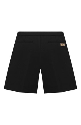 Детские хлопковые шорты FENDI черного цвета по цене 25150 руб., арт. JMF311/A6IK/8A-12+ | Фото 2 Детские хлопковые шорты FENDI черного цвета, арт. JMF311/A6IK/8A-12+ | Фото 2