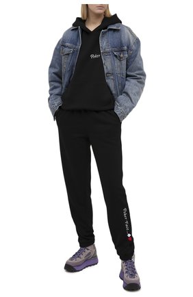 Женский хлопковый костюм SEVEN LAB черного цвета по цене 15330 руб., арт. HP20-PF black | Фото 1 Женский хлопковый костюм SEVEN LAB черного цвета, арт. HP20-PF black | Фото 1