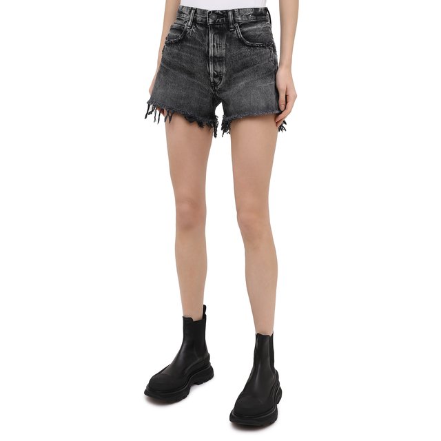фото Джинсовые шорты moussy