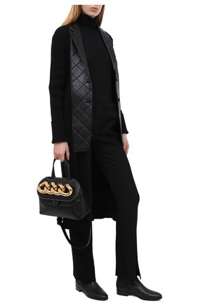 Женские кожаные полусапоги DOLCE & GABBANA черного цвета по цене 99500 руб., арт. CT0679/AW695 | Фото 2 Женские кожаные полусапоги DOLCE & GABBANA черного цвета, арт. CT0679/AW695 | Фото 2