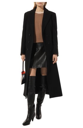 Женские кожаные ботфорты DOLCE & GABBANA черного цвета по цене 126000 руб., арт. CU0660/AW695 | Фото 2 Женские кожаные ботфорты DOLCE & GABBANA черного цвета, арт. CU0660/AW695 | Фото 2 (Подошва: Плоская; Материал внутренний: Натуральная кожа; Каблук высота: Высокий; Высота голенища: Средние; Каблук тип: Шпилька)