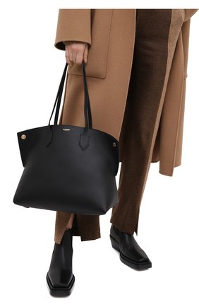 Женский сумка-шопер BURBERRY черного цвета по цене 89950 руб., арт. 8035571 | Фото 2 Женский сумка-шопер BURBERRY черного цвета, арт. 8035571 | Фото 2