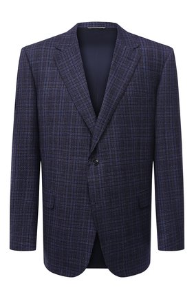 Мужской шерстяной пиджак CANALI синего цвета по цене 112000 руб., арт. 11280/CF02895/112/60-64 | Фото 1 Мужской шерстяной пиджак CANALI синего цвета, арт. 11280/CF02895/112/60-64 | Фото 1