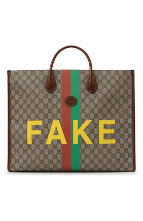 Сумка-тоут «Fake/Not» | Фото №1 Сумка-тоут «Fake/Not» | Фото №1