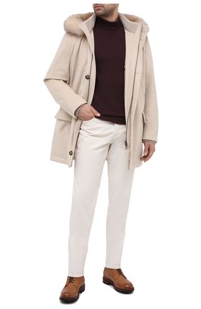 Мужской шерстяная водолазка LORO PIANA бордового цвета по цене 299500 руб., арт. FAL2326 | Фото 2 Мужской шерстяная водолазка LORO PIANA бордового цвета, арт. FAL2326 | Фото 2