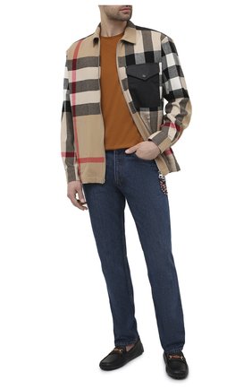 Мужские кожаные мокасины web GUCCI черного цвета по цене 50200 руб., арт. 624698/1XH10 | Фото 2 Мужские кожаные мокасины web GUCCI черного цвета, арт. 624698/1XH10 | Фото 2 (Материал внешний: Кожа; Материал внутренний: Натуральная кожа; Стили: Кэжуэл)