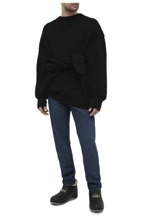Мужские резиновые сапоги GUCCI черного цвета по цене 61650 руб., арт. 626692/JCC00 | Фото 2 Мужские резиновые сапоги GUCCI черного цвета, арт. 626692/JCC00 | Фото 2