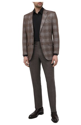 Мужская шелковая сорочка CORNELIANI черного цвета по цене 38850 руб., арт. 86P082-0811100/00 | Фото 2 Мужская шелковая сорочка CORNELIANI черного цвета, арт. 86P082-0811100/00 | Фото 2