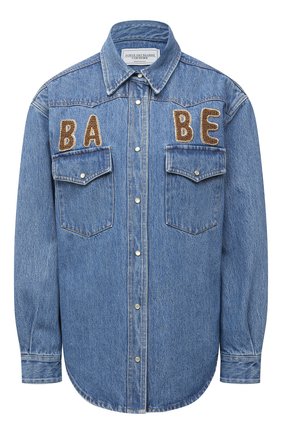Женская джинсовая рубашка FORTE DEI MARMI COUTURE синего цвета по цене 39950 руб., арт. 20WF8150-01 | Фото 1 Женская джинсовая рубашка FORTE DEI MARMI COUTURE синего цвета, арт. 20WF8150-01 | Фото 1