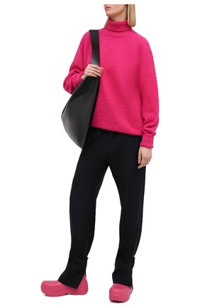Женский шерстяной свитер MAISON MARGIELA фуксия цвета по цене 89300 руб., арт. S51HA1057/S17477 | Фото 2 Женский шерстяной свитер MAISON MARGIELA фуксия цвета, арт. S51HA1057/S17477 | Фото 2