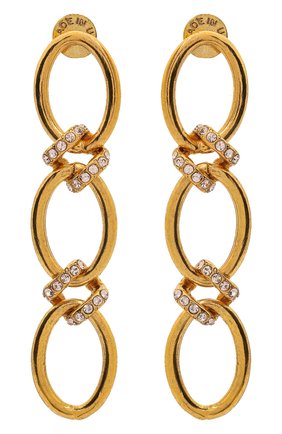 Женские серьги OSCAR DE LA RENTA золотого цвета по цене 38350 руб., арт. P20J148G0L | Фото 1 Женские серьги OSCAR DE LA RENTA золотого цвета, арт. P20J148G0L | Фото 1
