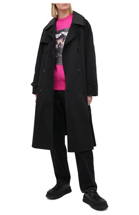 Женская хлопковый свитшот MSGM фуксия цвета по цене 22800 руб., арт. 2942MDM208 207999 | Фото 2 Женская хлопковый свитшот MSGM фуксия цвета, арт. 2942MDM208 207999 | Фото 2