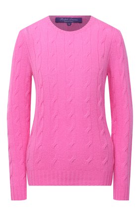 Женская кашемировый пуловер RALPH LAUREN розового цвета по цене 67750 руб., арт. 919/IXQ18/FXQ18 | Фото 1 Женская кашемировый пуловер RALPH LAUREN розового цвета, арт. 919/IXQ18/FXQ18 | Фото 1