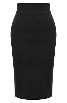 Женская юбка BURBERRY темно-серого цвета по цене 73850 руб., арт. 8034441 | Фото 1