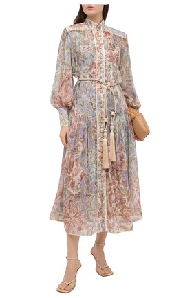 Женское шелковое платье ZIMMERMANN разноцветного цвета по цене 99500 руб., арт. 9180DLKY | Фото 2 Женское шелковое платье ZIMMERMANN разноцветного цвета, арт. 9180DLKY | Фото 2