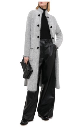 Женский кардиган из шерсти и кашемира GIORGIO ARMANI светло-серого цвета по цене 194000 руб., арт. 6HAL05/AMF7Z | Фото 2 Женский кардиган из шерсти и кашемира GIORGIO ARMANI светло-серого цвета, арт. 6HAL05/AMF7Z | Фото 2
