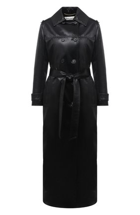 Женский плащ SAINT LAURENT черного цвета по цене 231500 руб., арт. 634650/Y7B15 | Фото 1 Женский плащ SAINT LAURENT черного цвета, арт. 634650/Y7B15 | Фото 1