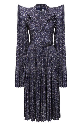 Женское платье BALENCIAGA синего цвета по цене 428000 руб., арт. 642185/TJLQ8 | Фото 1 Женское платье BALENCIAGA синего цвета, арт. 642185/TJLQ8 | Фото 1