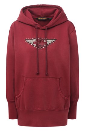 Женский хлопковое худи general motorclothes HARLEY-DAVIDSON бордового цвета по цене 16980 руб., арт. 99122-19VW | Фото 1 Женский хлопковое худи general motorclothes HARLEY-DAVIDSON бордового цвета, арт. 99122-19VW | Фото 1