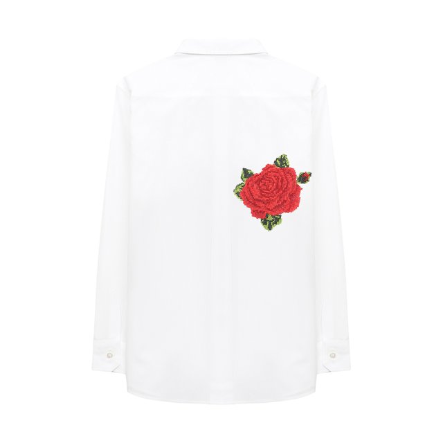Хлопковая блузка Dolce & Gabbana L55S10/FU5K9/2-6 Фото 2